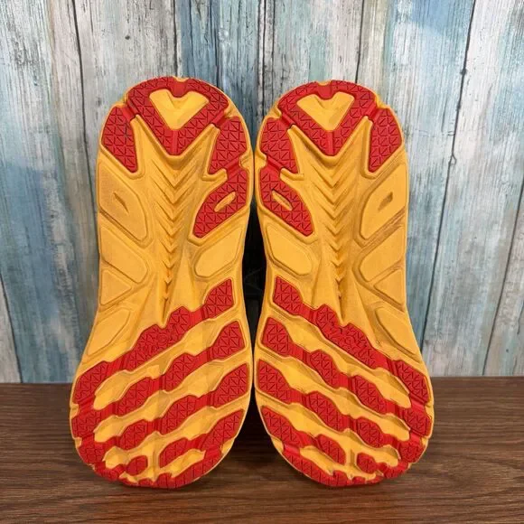 Hoka One Clifton 8 Women's 9.5 Wide Blue Orange Summer Song Walking Running Shoe - Picture 6 of 14